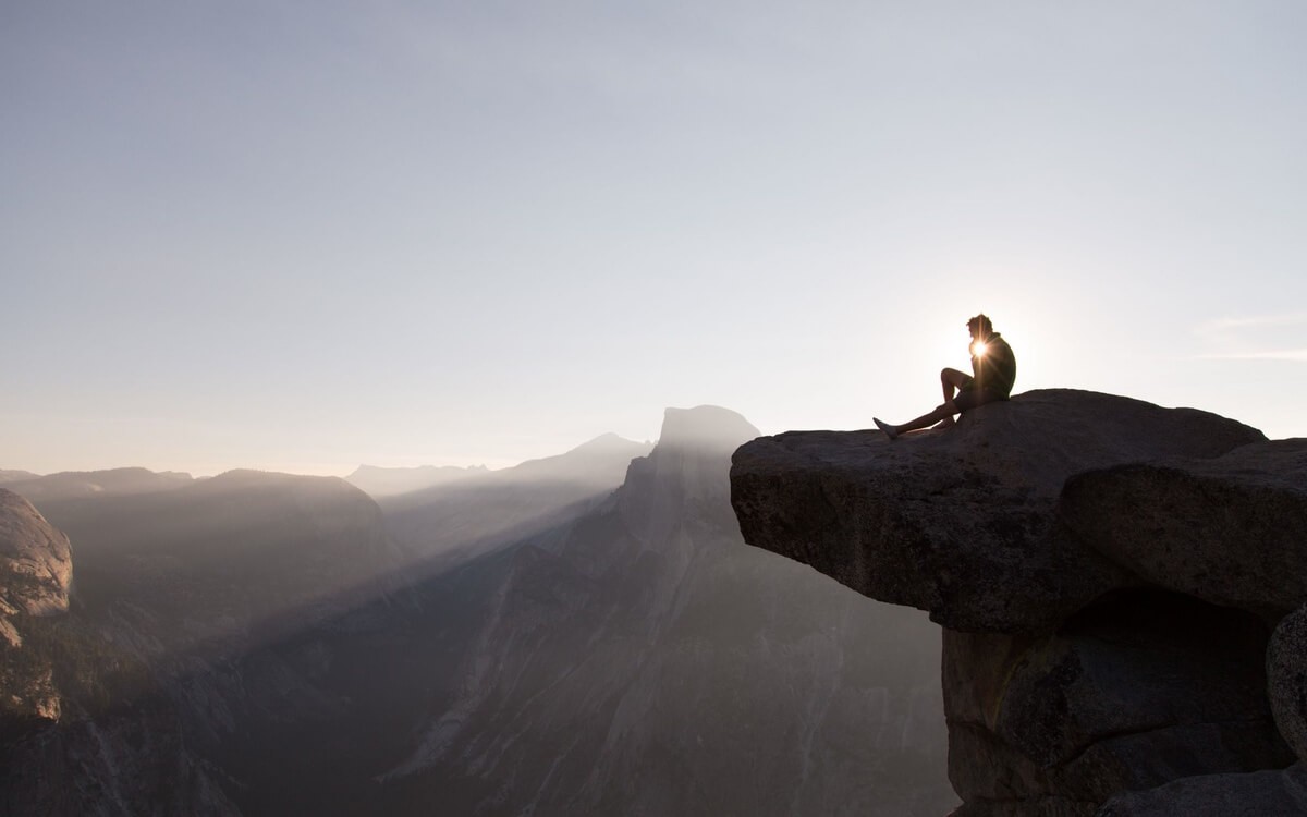 Overlooking the Cliff